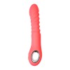 Коралловый вибратор Flox с возвратно-поступательными движениями - 21,5 см.