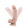 Телесный фаллоимитатор на присоске The Pizza Boy - 17,8 см.