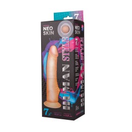 Фаллоимитатор HUMAN STYLE 7,3  с бугорком - 20,5 см.