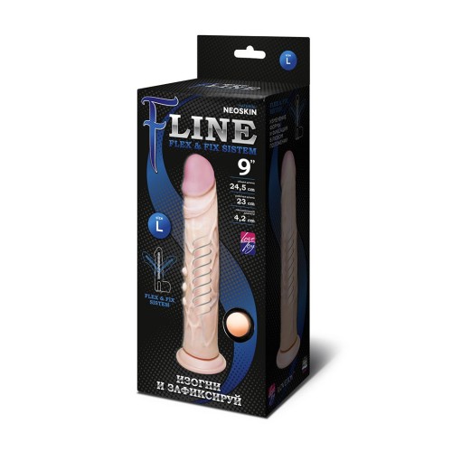 Фаллоимитатор без мошонки на присоске F LINE - 23 см.