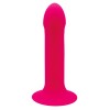 Ярко-розовый фаллоимитатор двойной плотности Hitsens 2 - 16,7 см.