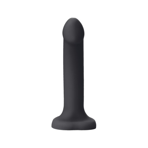 Черный фаллос с имитацией эякуляции Silicon Cum Dildo L - 19,6 см.