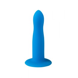 Синий, светящийся в темноте стимулятор Neon Driver - 13,3 см.