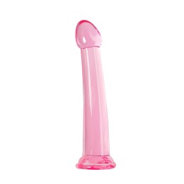 Розовый нереалистичный фаллоимитатор Jelly Dildo XL - 22 см.