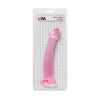 Розовый нереалистичный фаллоимитатор Jelly Dildo XL - 22 см.