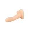 Телесный нереалистичный дилдо Emotional на присоске - 13 см.