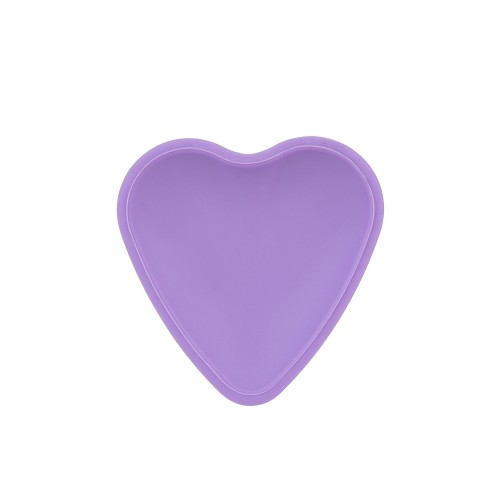 Фиолетовый нереалистичный дилдо Emotional Plus - 13 см.