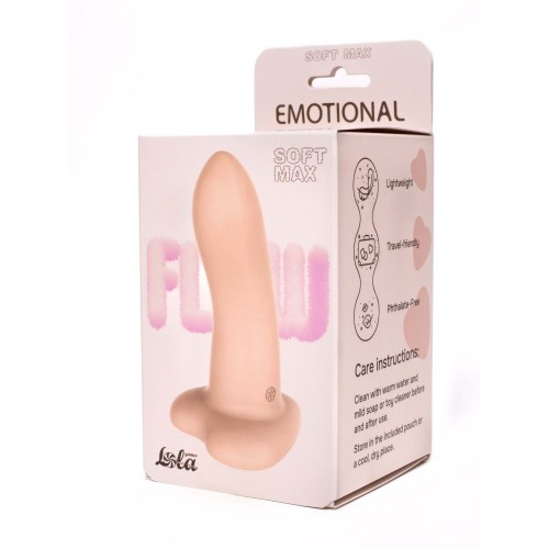 Телесный нереалистичный дилдо Emotional Soft Max - 13 см.
