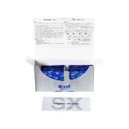 Фиолетовые презервативы Sagami 6 FIT V с волнообразной текстурой - 12 шт.