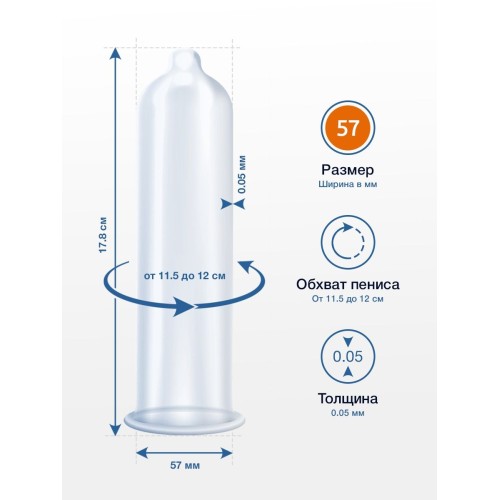 Презервативы MY.SIZE размер 57 - 10 шт.