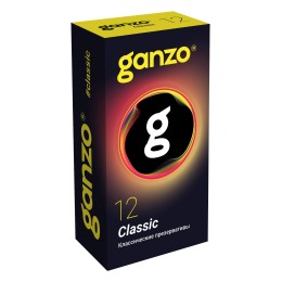 Классические презервативы с обильной смазкой Ganzo Classic - 12 шт.