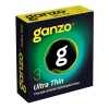 Ультратонкие презервативы Ganzo Ultra thin - 3 шт.