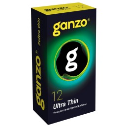 Ультратонкие презервативы Ganzo Ultra thin - 12 шт.
