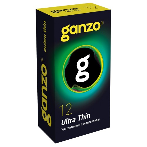 Ультратонкие презервативы Ganzo Ultra thin - 12 шт.