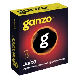Ароматизированные презервативы Ganzo Juice - 3 шт.