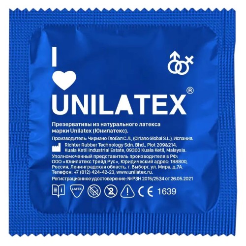 Ультратонкие презервативы Unilatex Ultra Thin - 12 шт. + 3 шт. в подарок