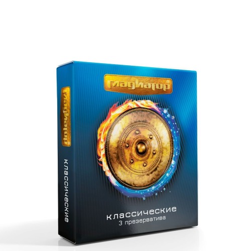 Презервативы  Гладиатор Классические  - 3 шт.