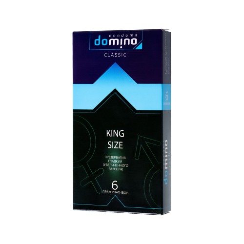 Презервативы увеличенного размера DOMINO Classic King size - 6 шт.