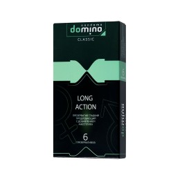 Презервативы с пролонгирующим эффектом DOMINO Classic Long action - 6 шт.