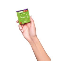 Гладкие презервативы LUXE Royal Classic - 3 шт.