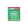 Ребристые презервативы LUXE Royal Sex Machine - 3 шт.