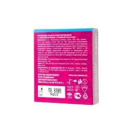 Презервативы с ароматом клубники LUXE Royal Strawberry Collection - 3 шт.