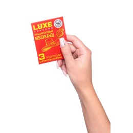 Презервативы с клубничным ароматом «Красноголовый мексиканец» - 3 шт.