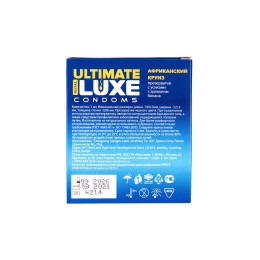 Черный стимулирующий презерватив «Африканский круиз» с ароматом банана - 1 шт.