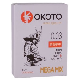 Набор из 4 презервативов OKOTO MegaMIX