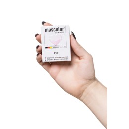 Супертонкие презервативы Masculan Pur - 3 шт.
