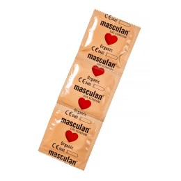 Экологически чистые презервативы Masculan Organic - 3 шт.