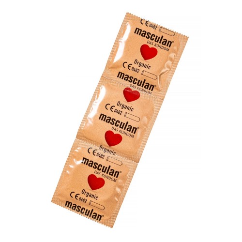 Экологически чистые презервативы Masculan Organic - 3 шт.