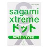 Презерватив Sagami Xtreme Type-E с точками - 1 шт.