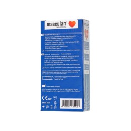 Презервативы с пупырышками Masculan Dotted - 10 шт.