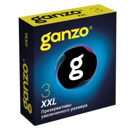 Презервативы увеличенного размера Ganzo XXL - 3 шт.