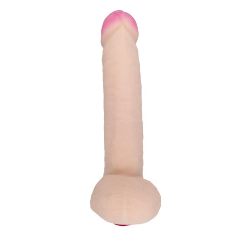Реалистичный по форме и на ощупь вибратор - 27,2 см.