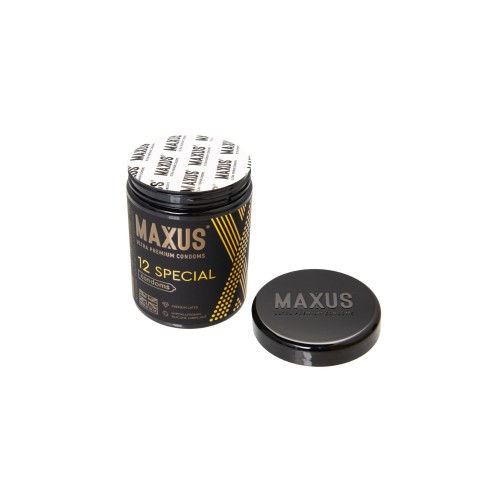 Презервативы с точками и рёбрами MAXUS Special - 12 шт.