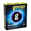 Супертонкие презервативы Ganzo Invisible - 3 шт.