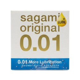 Увлажнённый презерватив Sagami Original 0.01 Extra Lub - 1 шт.