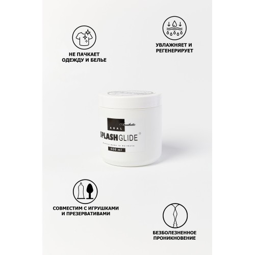 Анальный лубрикант на водной основе Splashglide Anal Anesthetic - 600 мл.