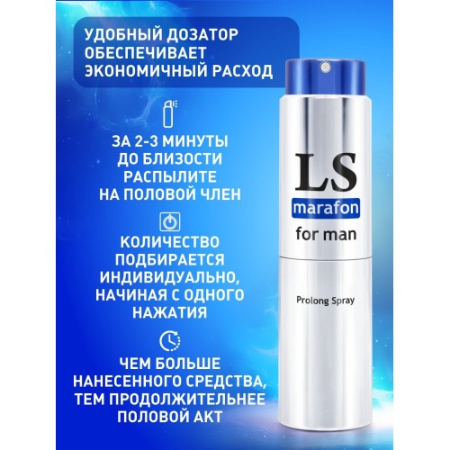 Спрей-пролонгатор для мужчин Lovespray Marafon - 18 мл.