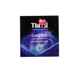 Пролонгирующий крем LongSex в одноразовой упаковке - 1,5 гр.