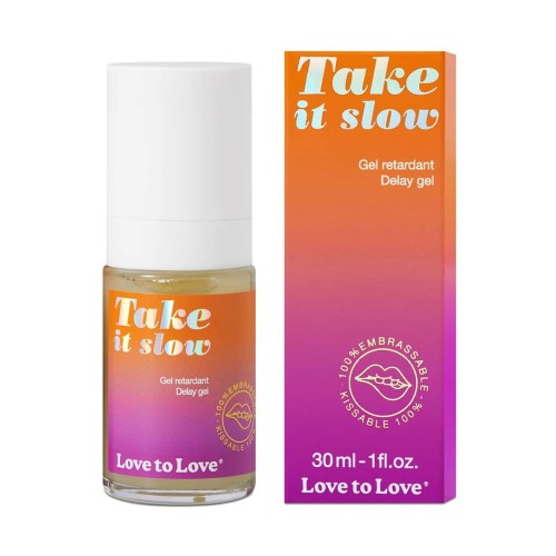 Пролонгирующий гель для мужчин Take It Slow - 30 мл.