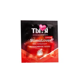 Разогревающий гель-лубрикант Stimulove Strong в одноразовой упаковке - 4 гр.
