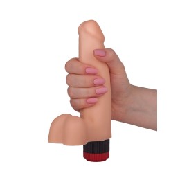 Реалистичный фаллоимитатор с вибрацией - 16,5 см.