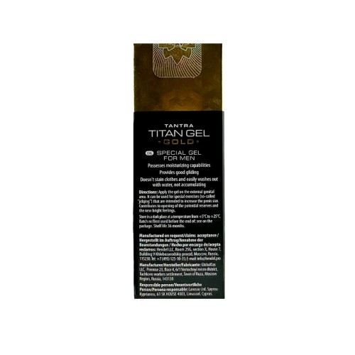 Гель для увеличения члена Titan Gel Gold Tantra - 50 мл.
