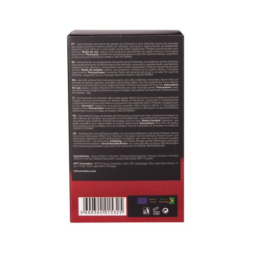 Жидкий интимный гель с эффектом вибрации Vibration! Strawberry - 15 мл.