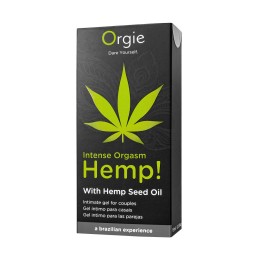 Возбуждающий интимный гель для пар Orgie Hemp Intense Orgasm - 15 мл.