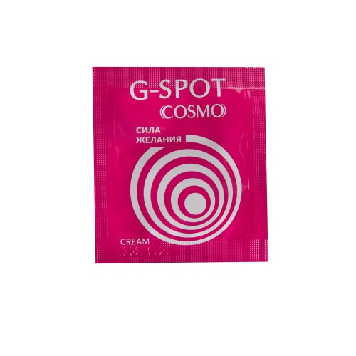 Стимулирующий интимный крем для женщин Cosmo G-spot - 2 гр.