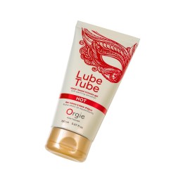 Интимный гель на водной основе Lube Tube Hot с разогревающим эффектом - 150 мл.